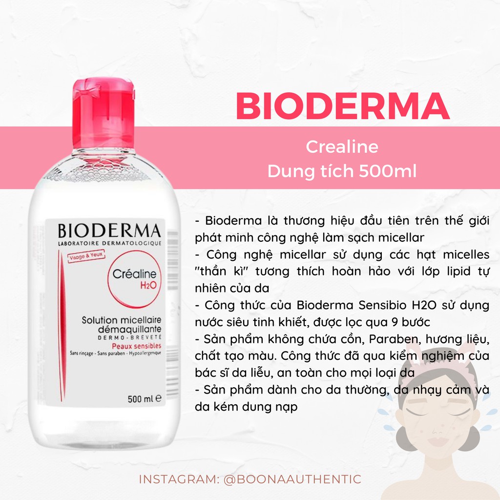 Nước tẩy trang Bi o Derma