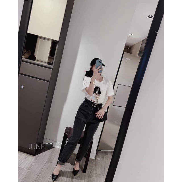 QUẦN BAGGY BÒ GIÃN DENIM NỮ TOMBOY SIÊU HOT