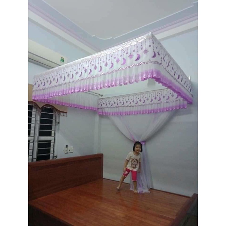 Màn khung tuyn lạnh đẹp mê hồn 1m4x2m