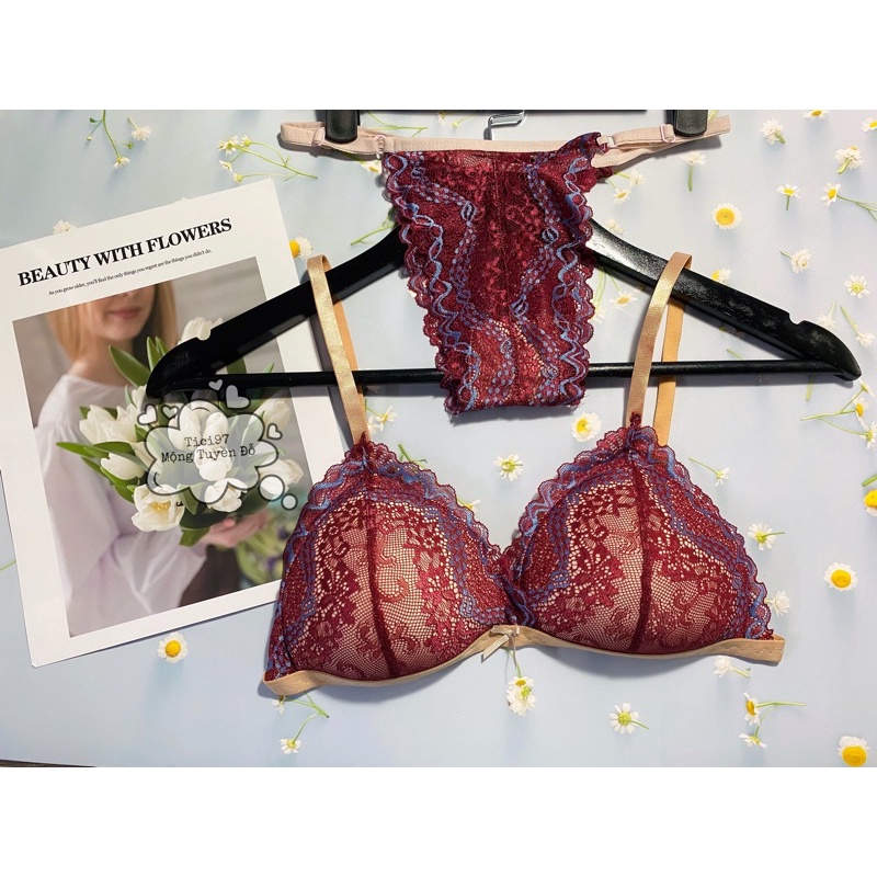 Set Bra ren thiết kế cao cấp - đồ lót nguyên set ren gợi cảm👙👙 | BigBuy360 - bigbuy360.vn