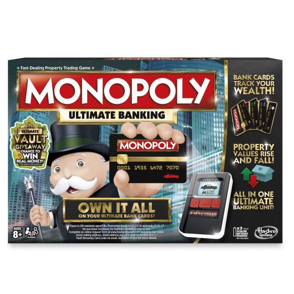 Cờ Tỷ Phú Monopoly Ngân Hàng Điện Tử Cao Cấp - Có Máy Quẹt Thẻ - Hasbro Gaming là thương hiệu đồ chơi của Mỹ
