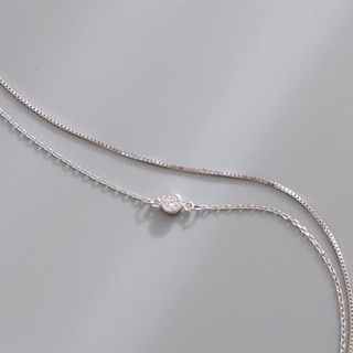 Vòng tay basic mỏng đính 3A zircon