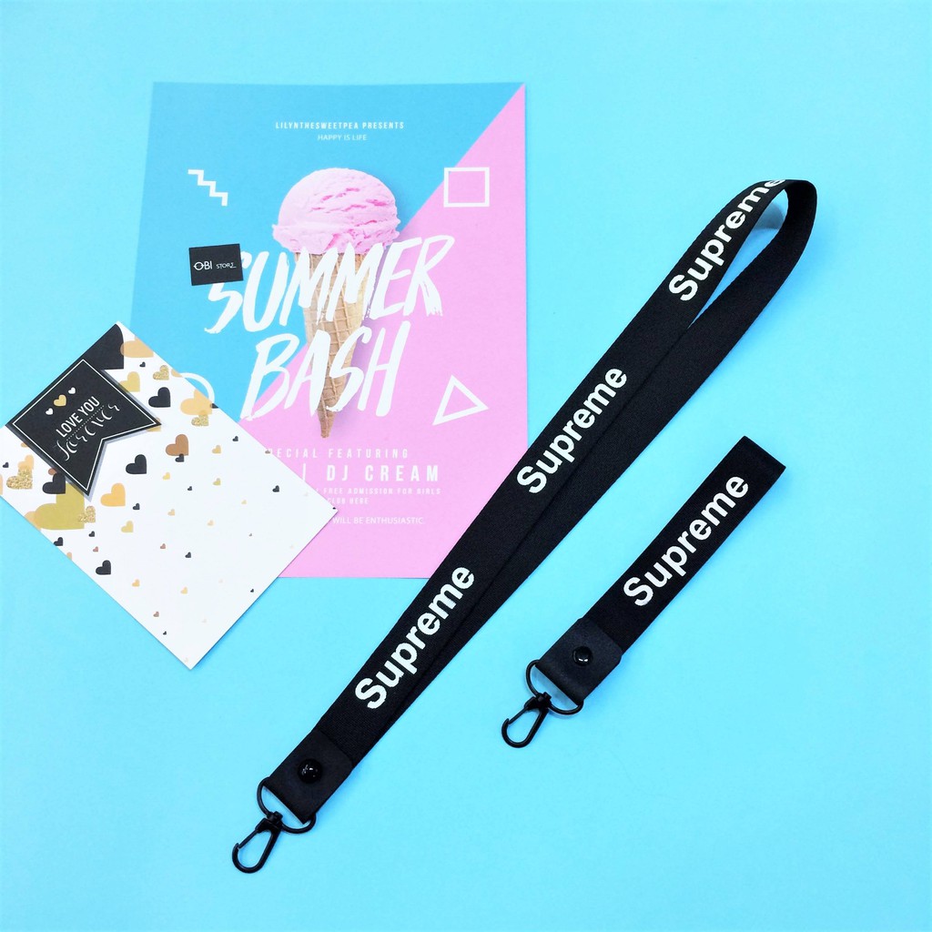 Móc khóa dây strap Supreme - DK4.5