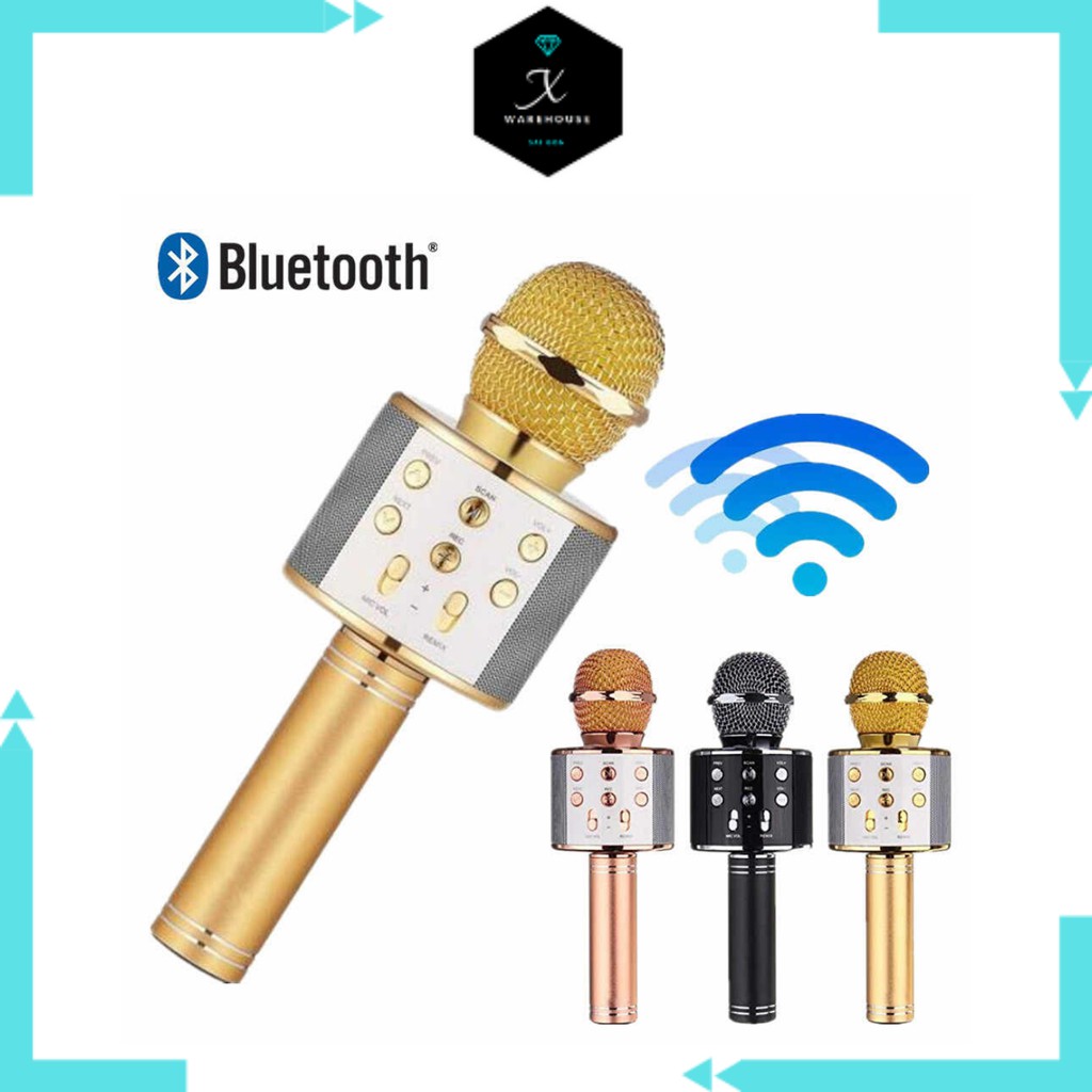 Micro bluetooth karaoke WS858 loại 1