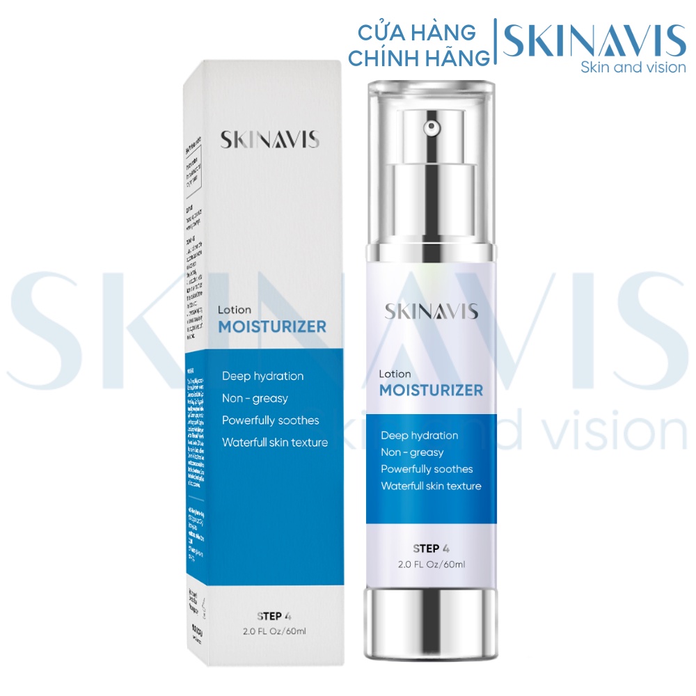 [HÀNG NHẬP KHẨU] Lotion Dưỡng Ẩm Và Làm Dịu, Phục Hồi Da Skinavis Moisturizer Cho Da Thường, Hỗn Hợp, Da Dầu Mụn, Da Khô