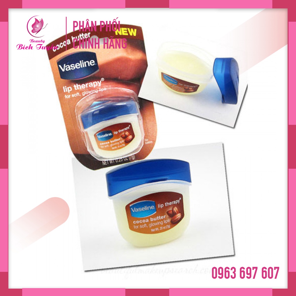 Sáp dưỡng môi VASELINE Cocoa Butter 7g BT Cosmetic