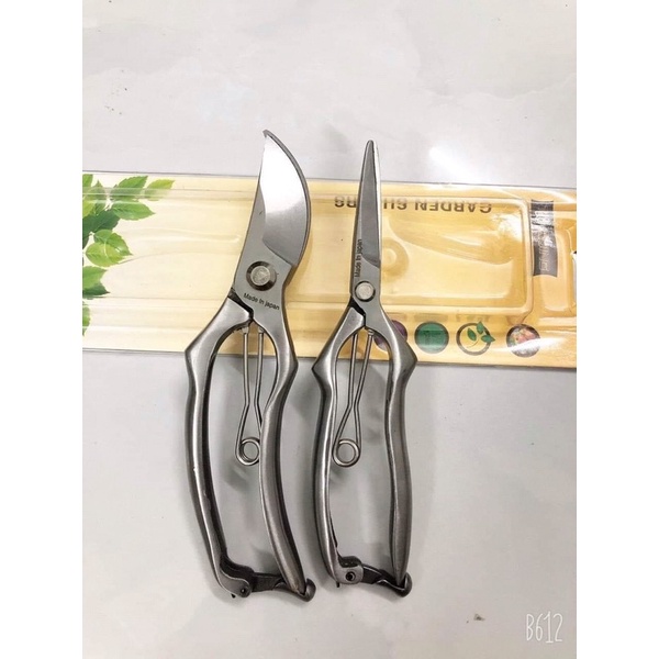 kéo cắt cành thép đúc trắng liền khối siêu sắc