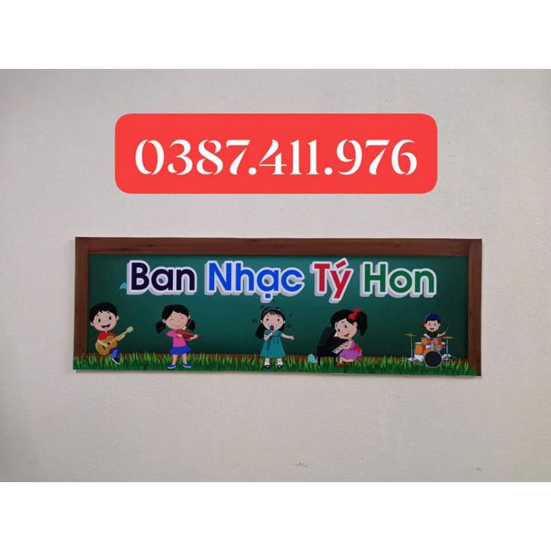 BIỂN FOMEX TÊN CÁC GÓC LỚP HỌC