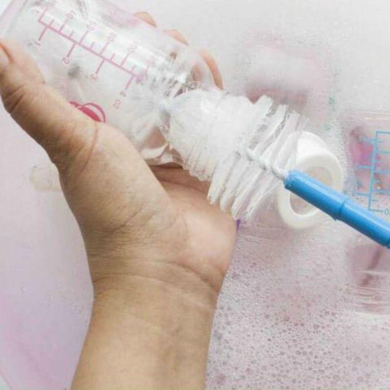 NƯỚC RỬA BÌNH SỮA DNEE ORGANIC DẠNG TÚI THÁI LAN🇹🇭- Bộ dụng cụ rửa bình sữa