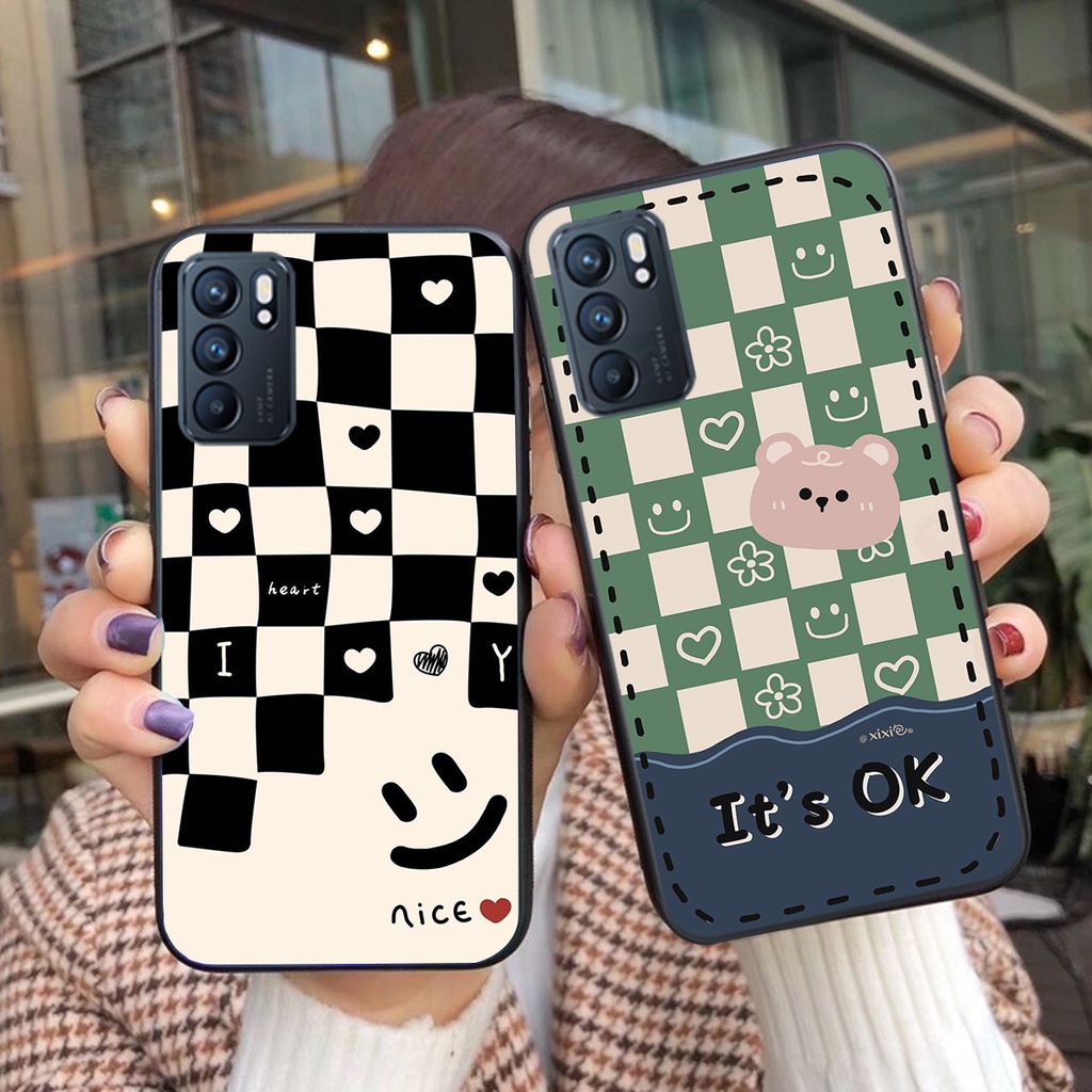 Ốp lưng Oppo Reno 6 5g - Reno 6z 5g  gấu bearbrick in hình thể thao cá tính,siêu cute siêu hot
