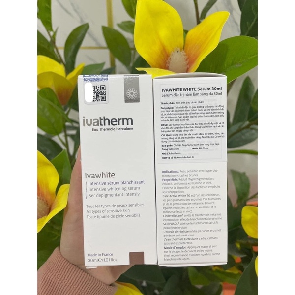 Serum Giảm Nám Và Làm Sáng Da Ivatherm Ivawhite Intensive Whitening