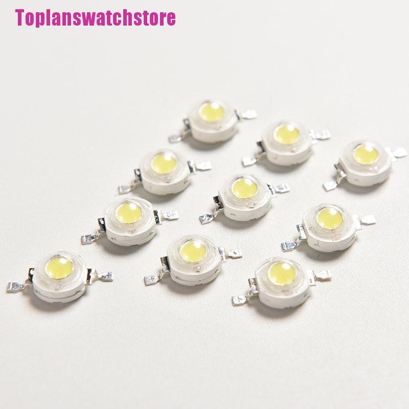 [Toplans] 10 Cái Đèn LED SMD Trắng Tinh Khiết 1W