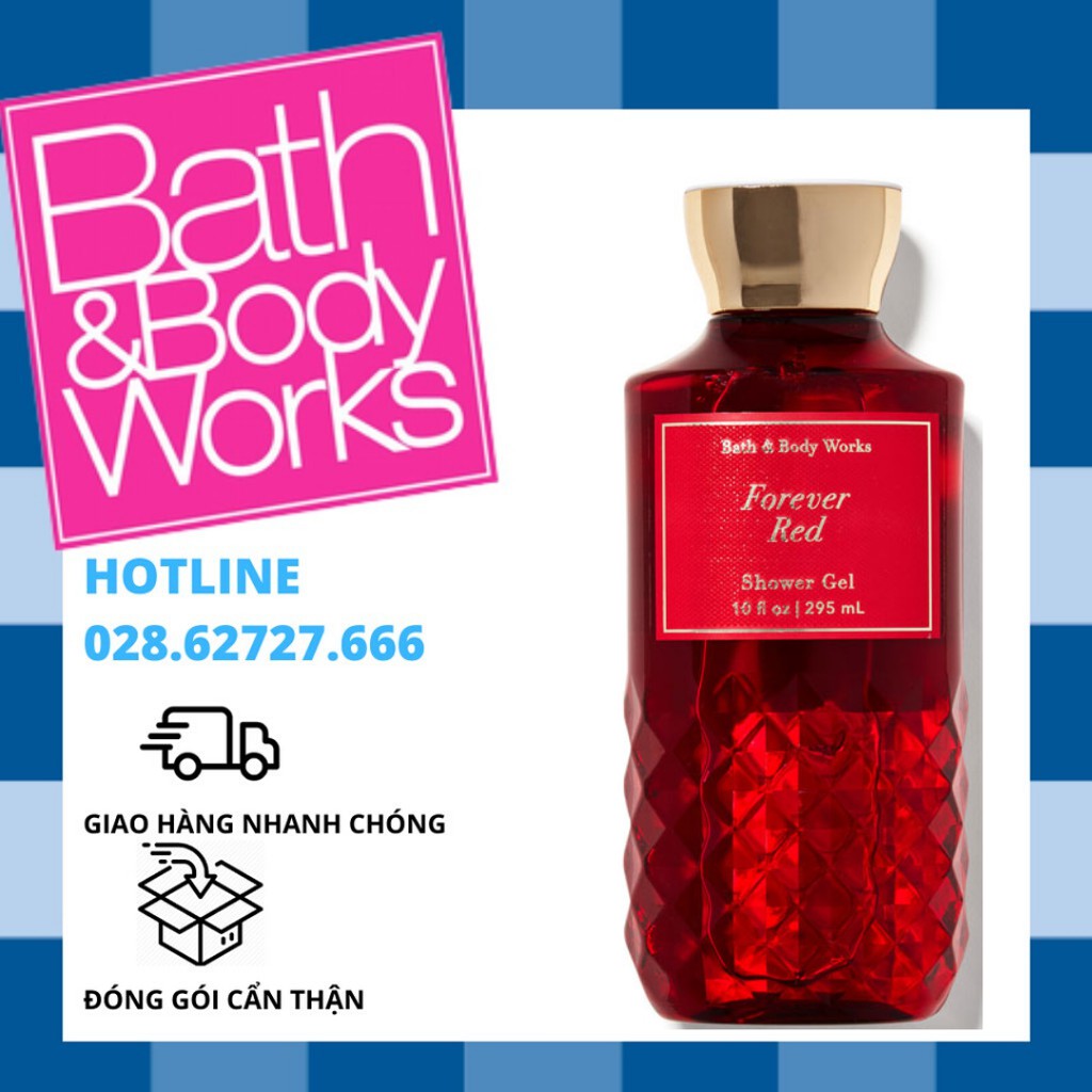 Sữa tắm Bath and Body Works - Forever Red (295ml)