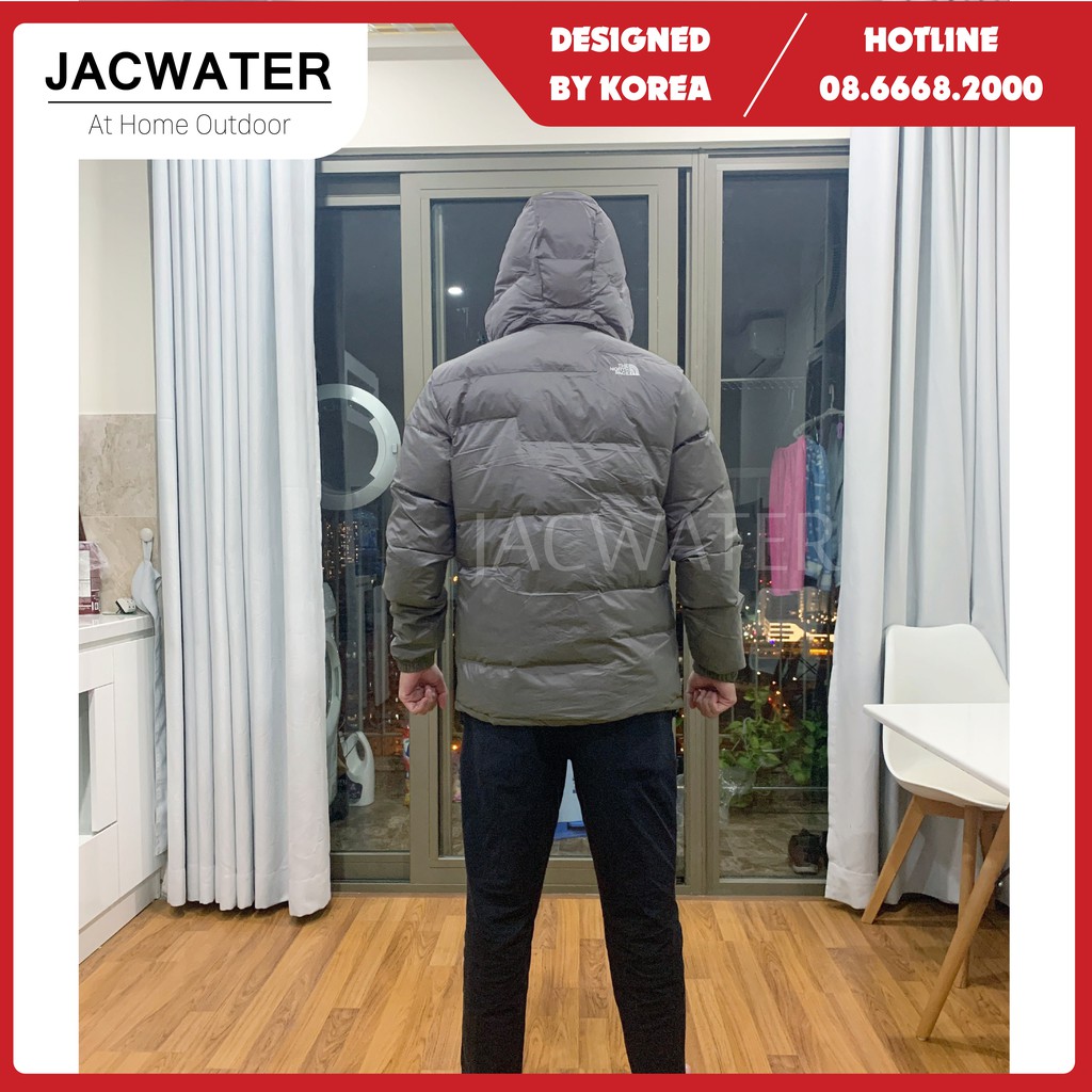 Áo parka lông vũ dáng dài, vải GORE-TEX chống nước giữ nhiệt thời trang JACWATER V720