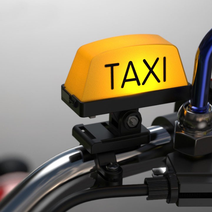 Đèn led biển Taxi gắn xe máy, ô tô  Biển led