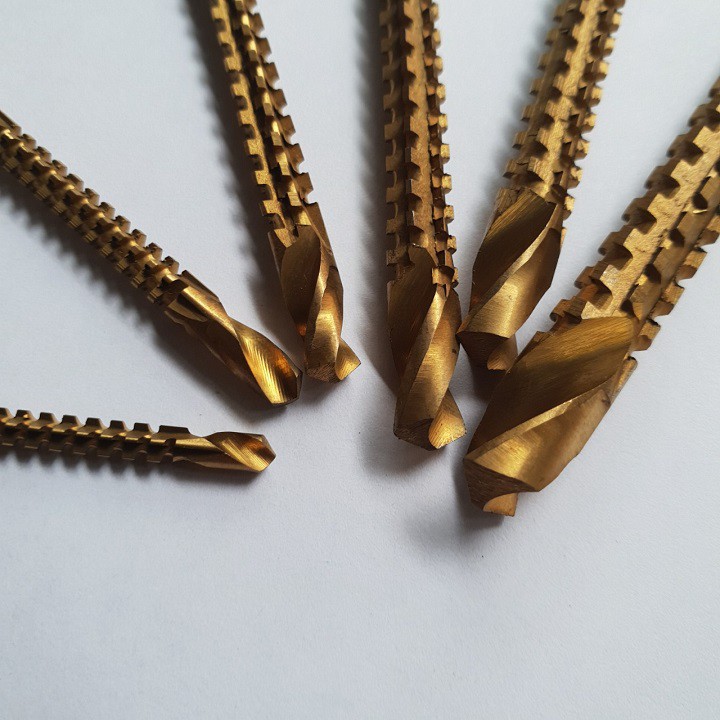Bộ 6 mũi khoan răng cưa đa năng  phủ titanium 3-8mm chuyên dụng