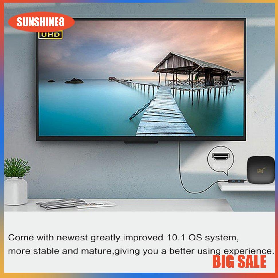 【SUN】Android TV Box D9 Amlogic S905  Đầu phát đa phương tiện 4K độ nét cao 1G + 8G Wifi Set-Top Box