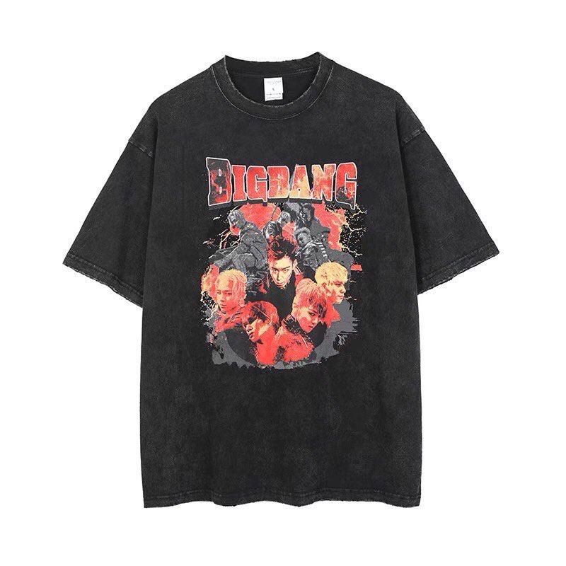 [ HÓT] Áo Thun Tay Lỡ Form Rộng Unisex In Hình Idol Bigbang Oversize Nam Nữ-ZADOLA FASHION