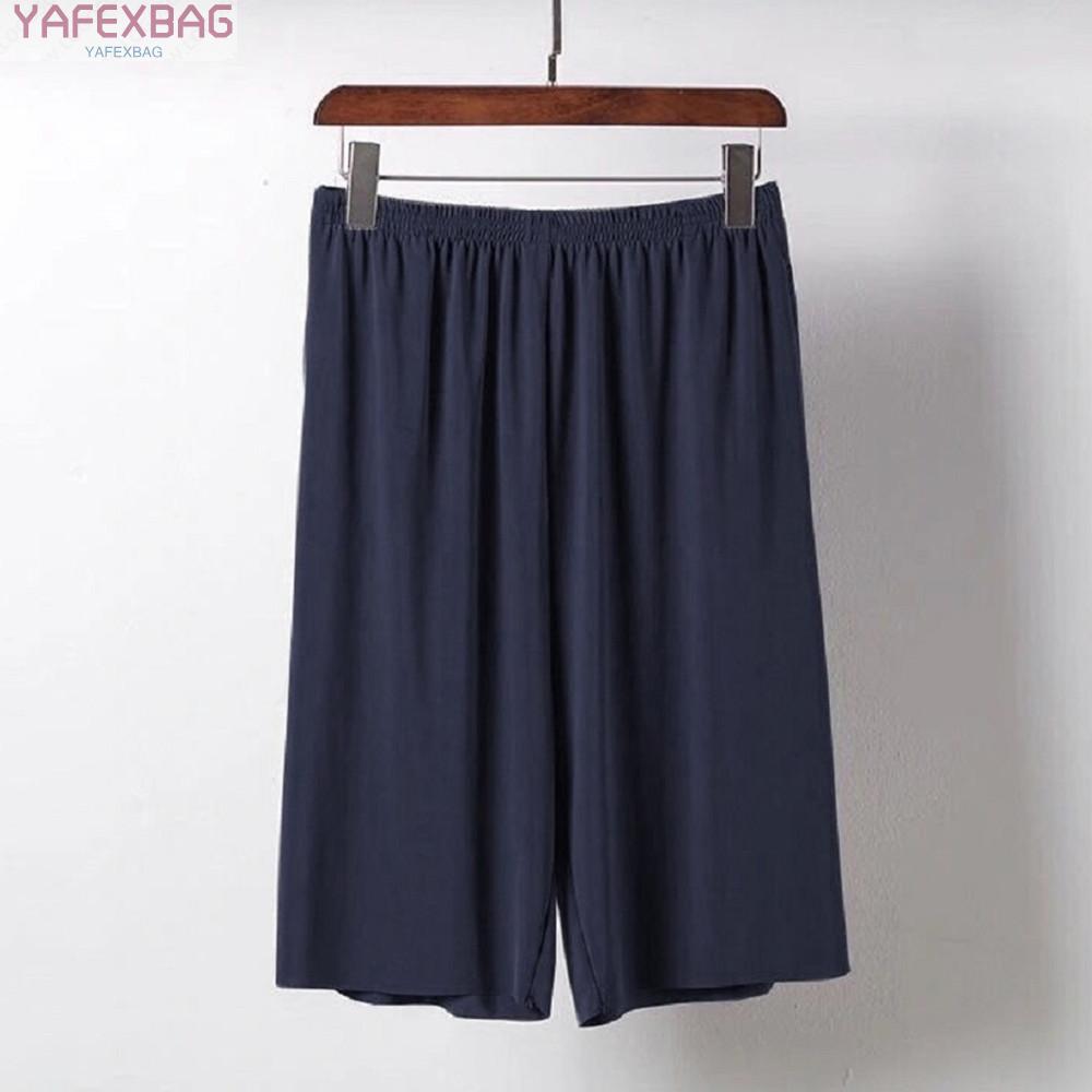 Quần Short Cotton Lưng Thun Siêu Nhẹ Cho Nam Tập Yoga