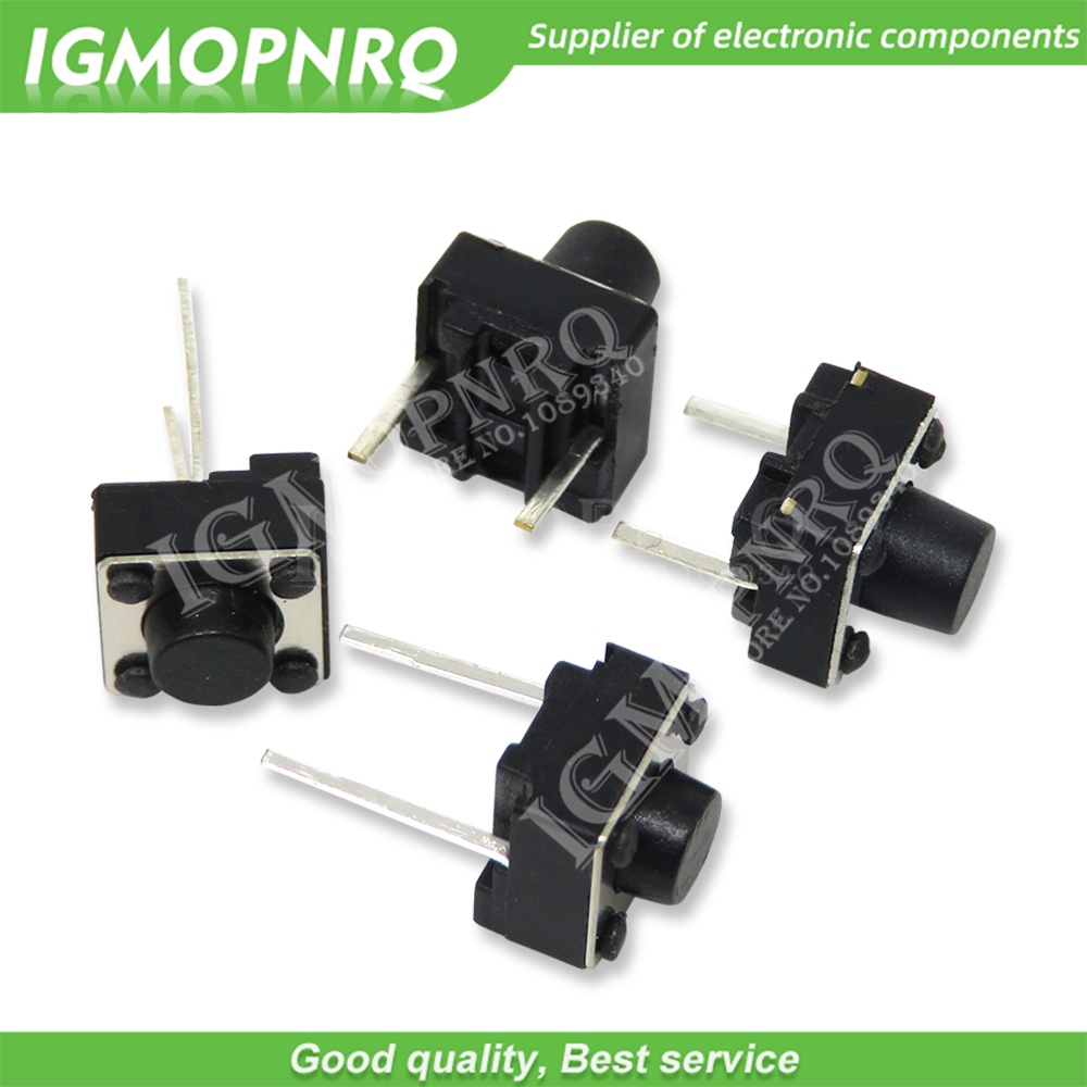 Set 100 Công Tắc Ấn Micro 6X6X 4.3 / 5 / 6 / 7mm 2PIN 6 * 6 * 4.3mm 5mm 6mm 7mm