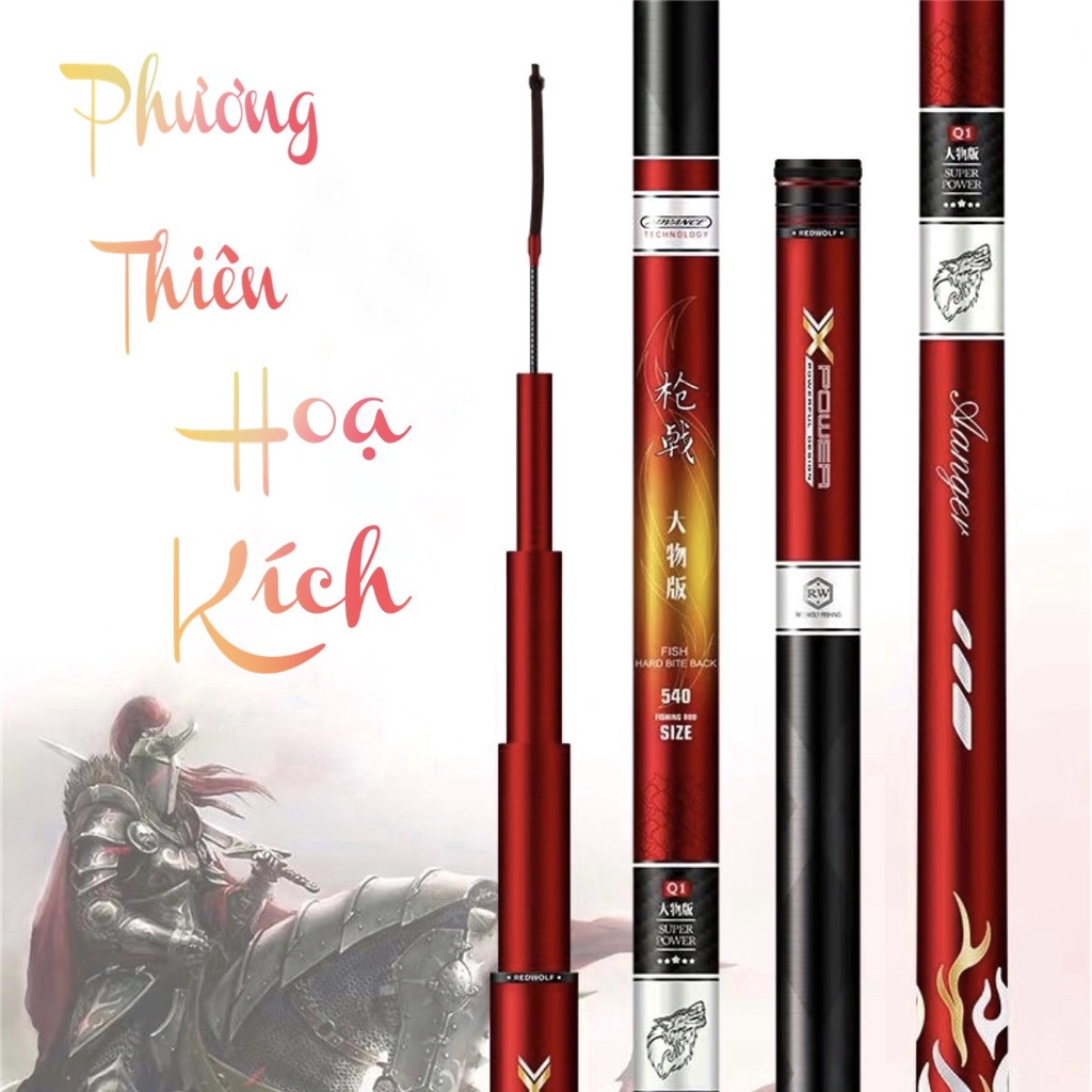 Cần Săn Hàng Câu Đài - Redwolf Phương Thiên Họa Kích - chính hãng