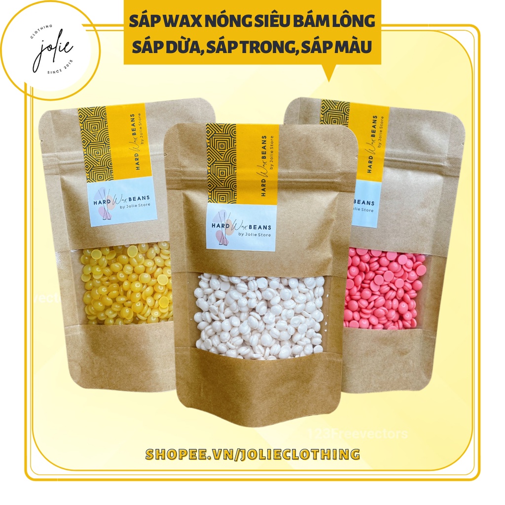 Sáp wax lông nóng hard wax beans nhập khẩu 100% (100gr)