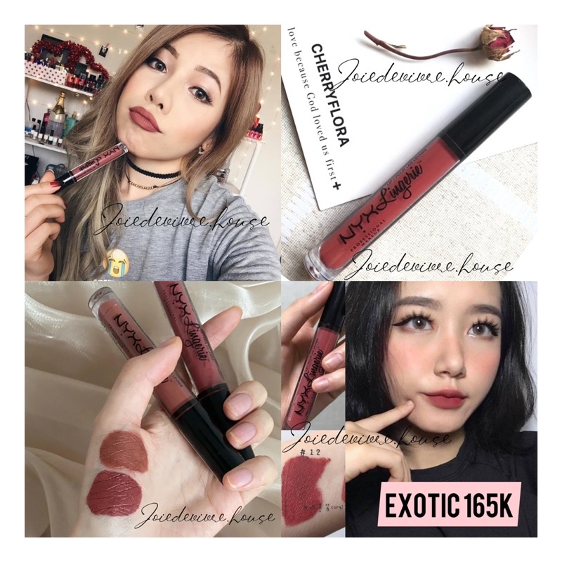 [HÀNG CÓ SẴN] Son kem NYX Lip Lingerie Exotic , Seduction