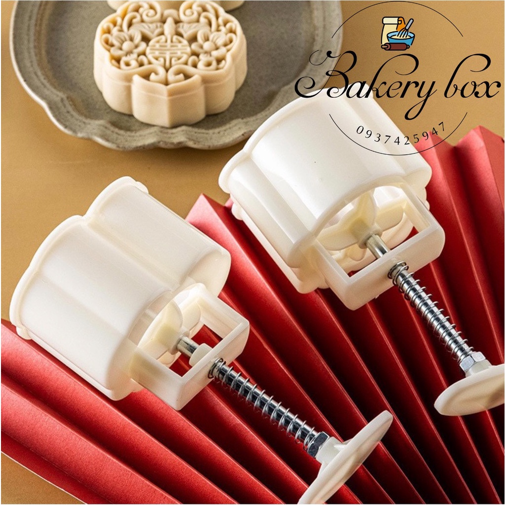 Khuôn Trung Thu Lò Xo Khánh Hoa Mai 150gr (Mẫu Mới 2023)