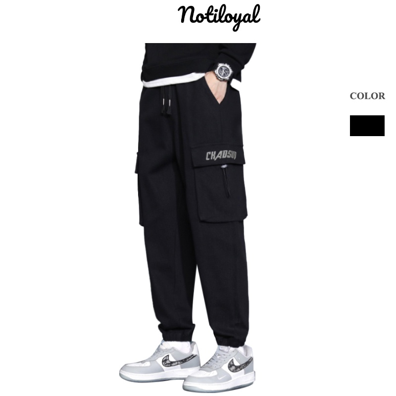 Quần Jogger nam vải Kaki Cao Cấp thể thao nữ JG04 - Notiloyal