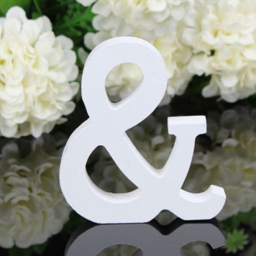 26 Wooden Freestanding Wooden Letters,House DIY Wedding Birthday Party Home Shop Decorations