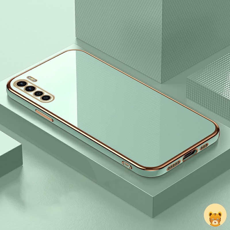 Ốp Điện Thoại Mạ Điện 7 Màu Sang Trọng Đơn Giản Dành Cho Oppo Reno 3