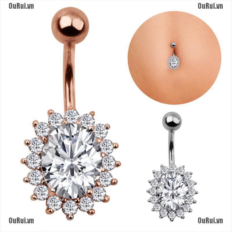 Khuyên Rốn Bằng Thép Y Tế Thời Trang