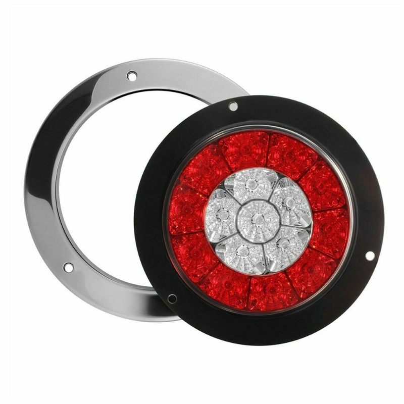 Bộ 2 Đèn Led 16 Bóng 12-24V Gắn Đuôi Xe Tải MK-1