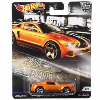 Xe mô hình Hot Wheels 2014 Custom Mustang Cruise Boulevard Premium Car Culture
