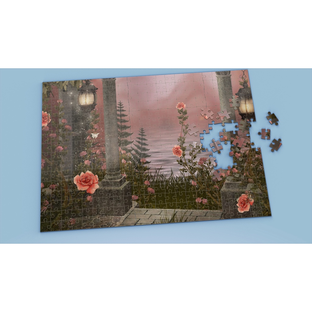 Tranh ghép hình Artistic - Tranh ghép hình FLOWER - Mẫu 1 - Nhận in theo yêu cầu