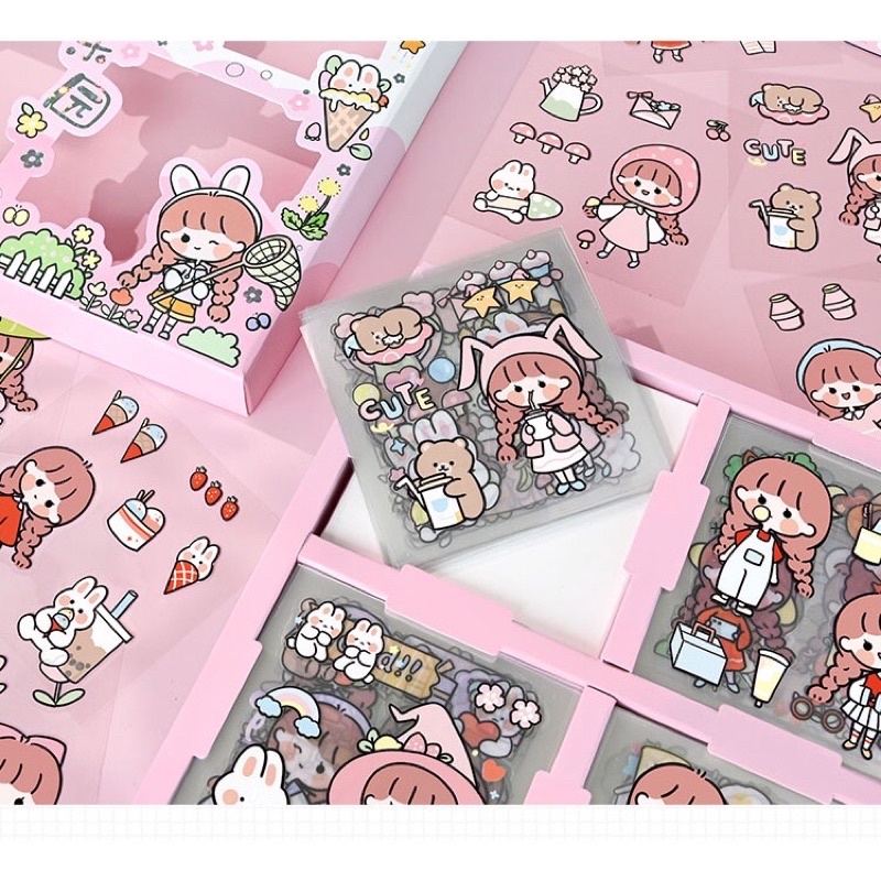 | Miếng Dán Nhiều Sticker Siêu Cute Dành Cho Các Dòng Máy Tính Casio,Vinacal,Laptop,Đàn Guita…