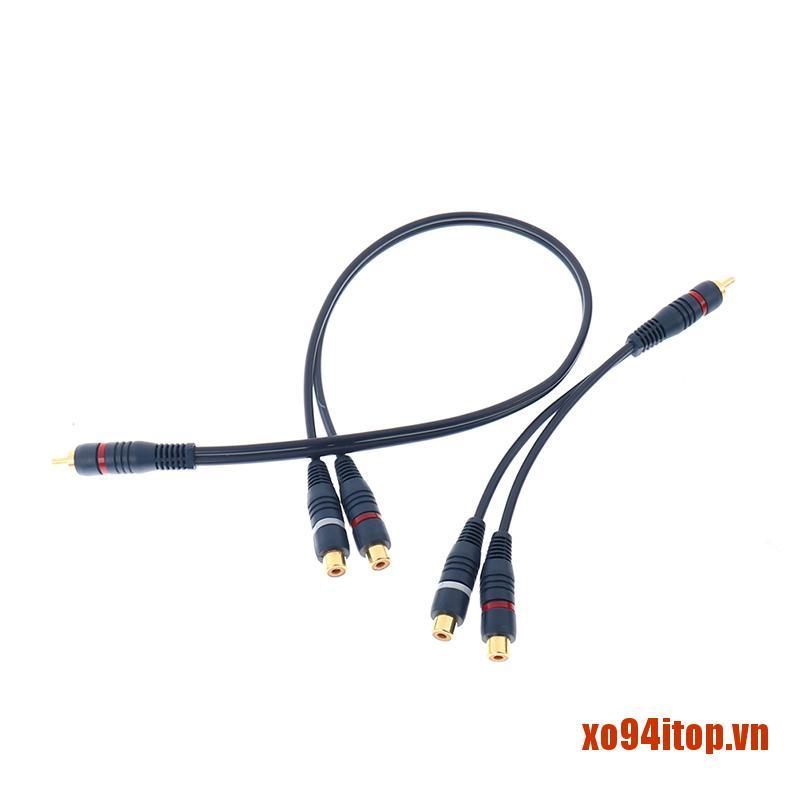 Dây Cáp Âm Thanh Chia 2 Cổng Rca Sang 1 Rca