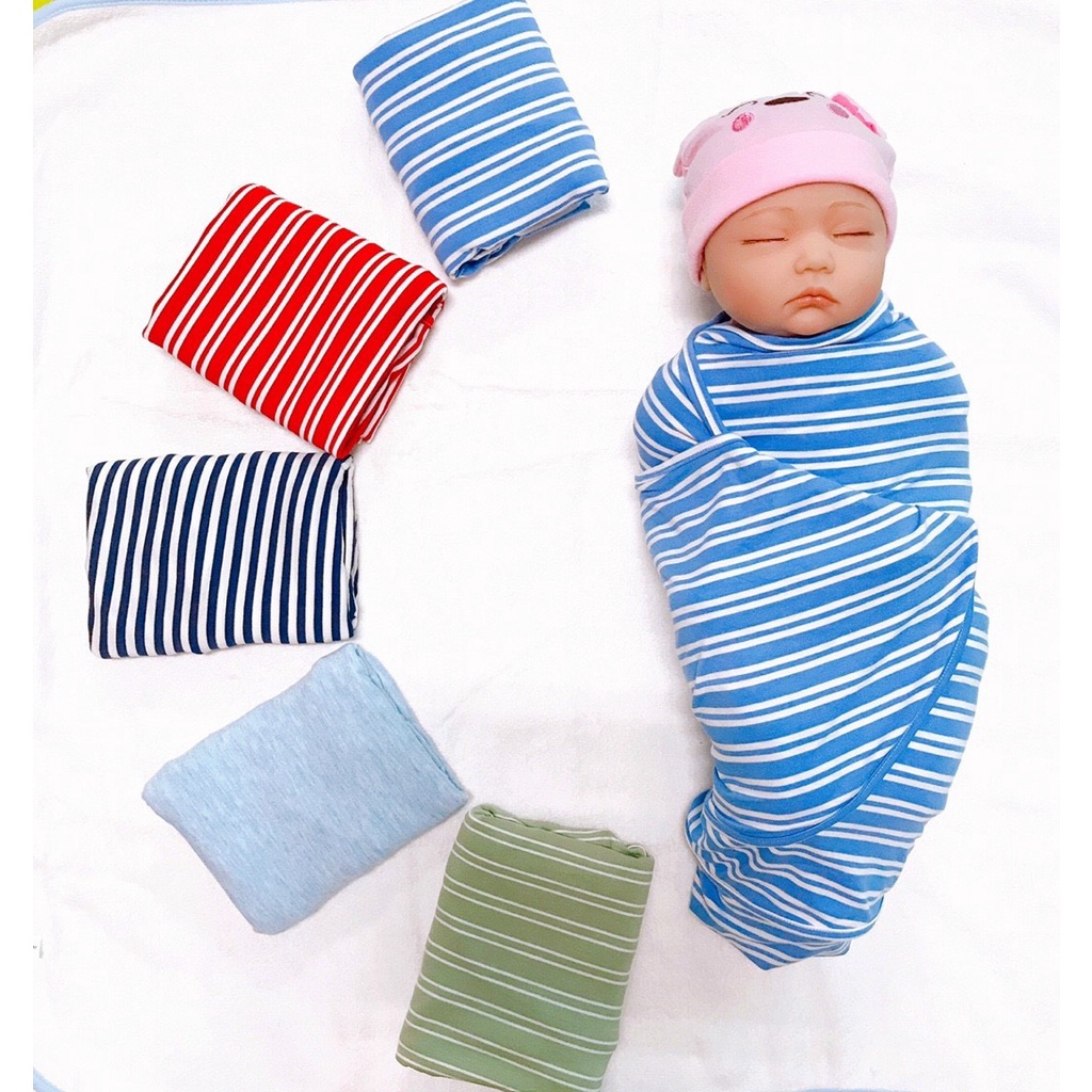 Quấn chũn Manny cho bé ngủ ngon, Khăn quấn bé sơ sinh cao cấp.