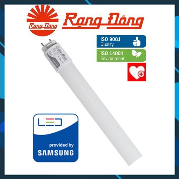 Bóng đèn LED tube tuýp thủy tinh Rạng Đông 20W 120cm 10W 60cm.