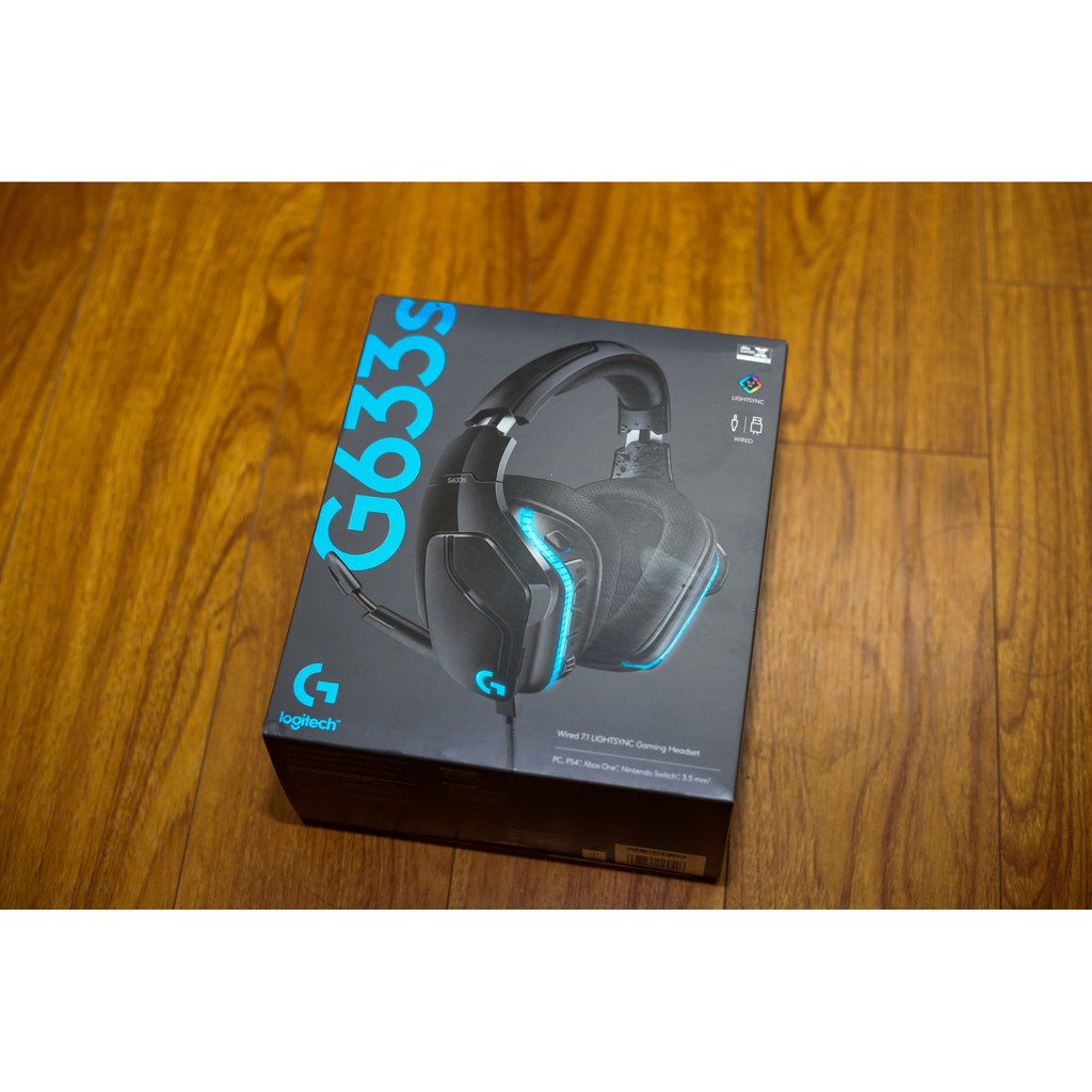 Tai Nghe Có Dây Chụp Tai Over-ear Logitech G633S Lightsync 7.1 Gaming - Hàng Chính Hãng