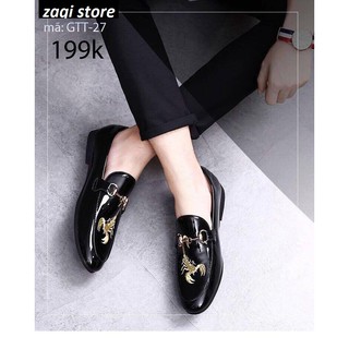 Giày lười da nam độc đáo lịch lãm quý ông