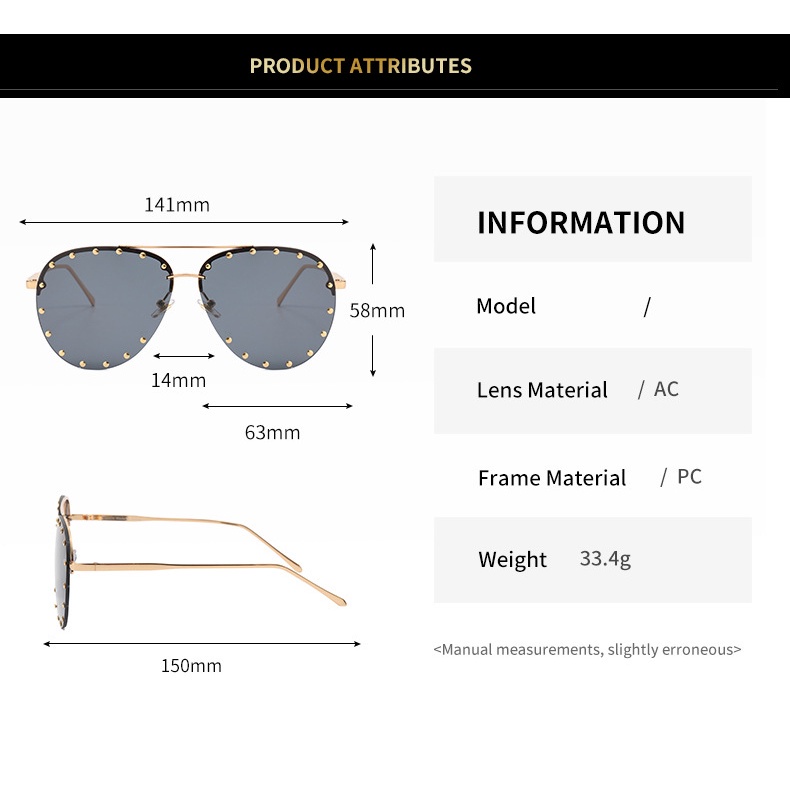 Mắt kính chống tia cực tím thiết kế mới thời trang dành cho nữ
