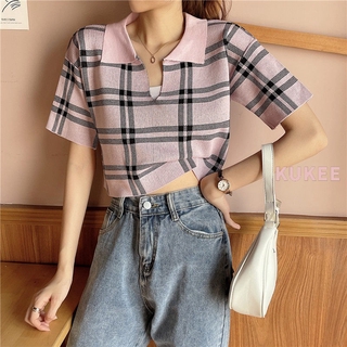 Áo sơ mi nữ tay dài kẻ sọc caro thời trang