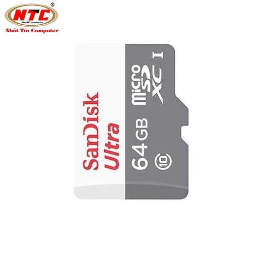 Thẻ nhớ MicroSDXC SanDisk Ultra 64GB 533X 80MB/s (Bạc) - Không Box