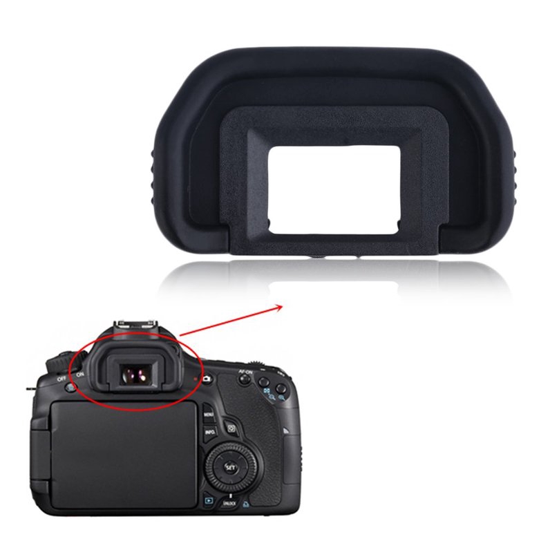 Nắp đậy ống ngắm máy ảnh bằng cao su màu đen dành cho dòng Canon EOS 10D 20D 30D 40D 50D 60D 550D