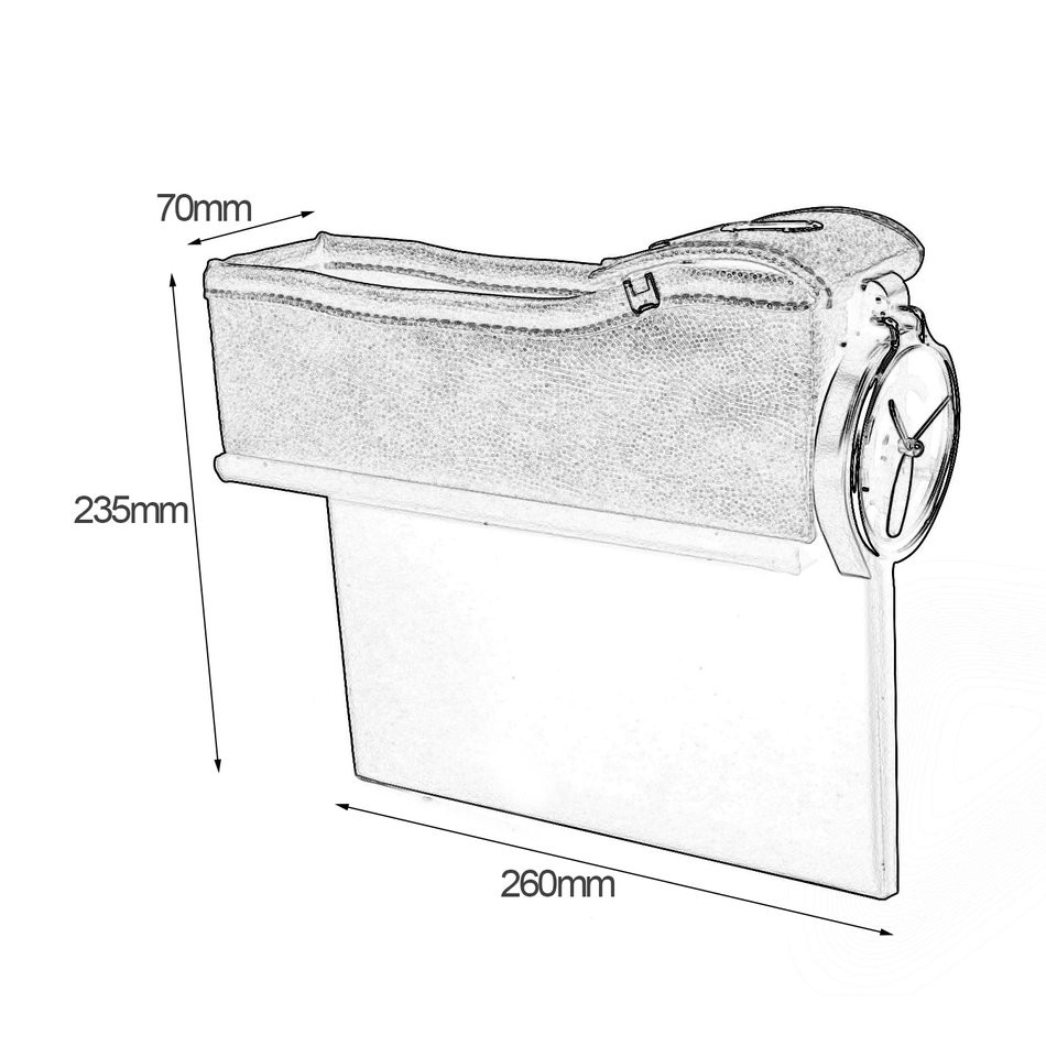 Giá Đỡ Cốc Nước / Tiền Xu Đa Năng Gắn Khe Ghế Ngồi Xe Hơi