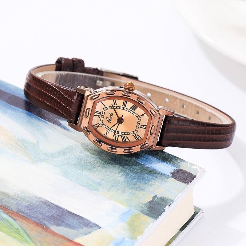 Đồng Hồ Nữ Dây Da Cao Cấp Chính Hãng GEDI Mặt nhỏ xinh Thanh Lịch chống thầm nước | BigBuy360 - bigbuy360.vn