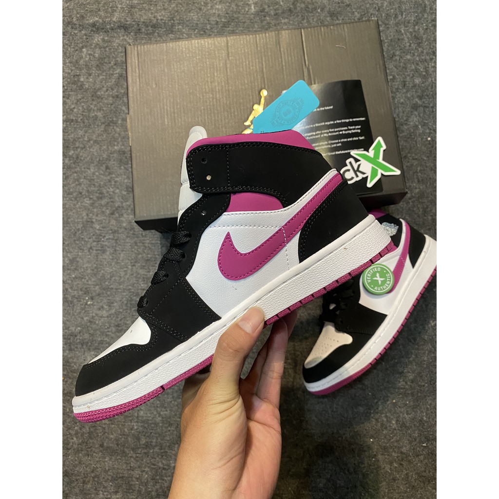 Giày air jordan 1 high nữ -hồng [rep_11]