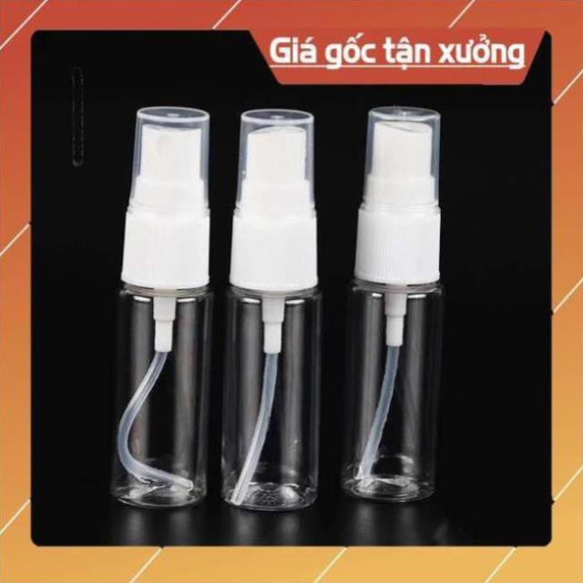 Chai Xịt Phun Sương ❤ [100c] Chai nhựa pet xịt phun sương 20ml,30ml , chai lọ chiết nước hoa , phụ kiện du lịch