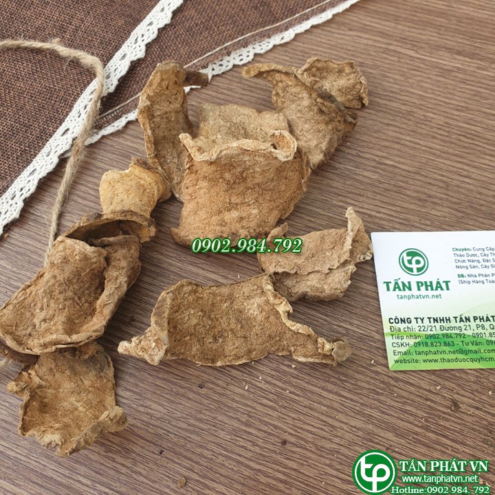 Củ bình vôi sấy khô